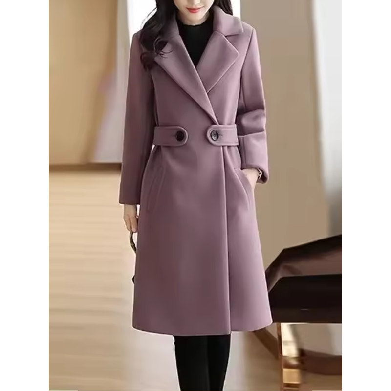 Women’s Slim Fit Winter Coat With Belt