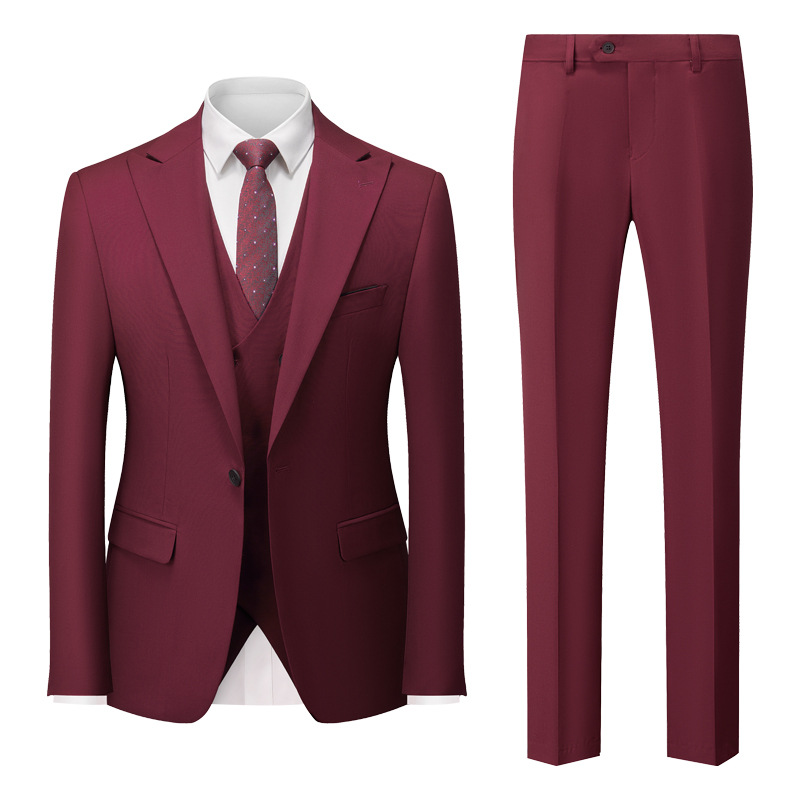 Men's 3-Piece Formal Wedding Guest Suit