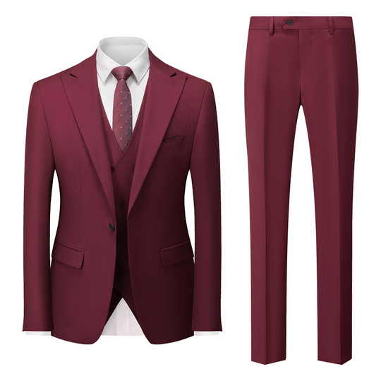 Men's 3-Piece Formal Wedding Guest Suit
