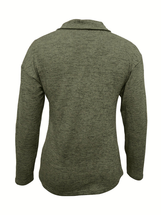 Victoria | Half-Zip Long Sleeve Top