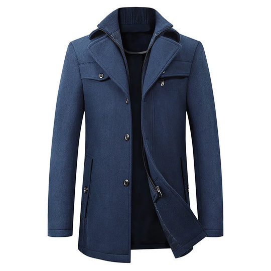 Men's Zipper Warm Coat