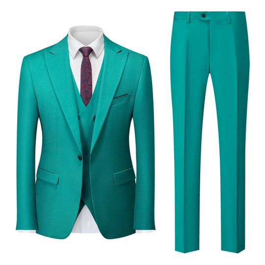 Men's 3-Piece Formal Wedding Guest Suit
