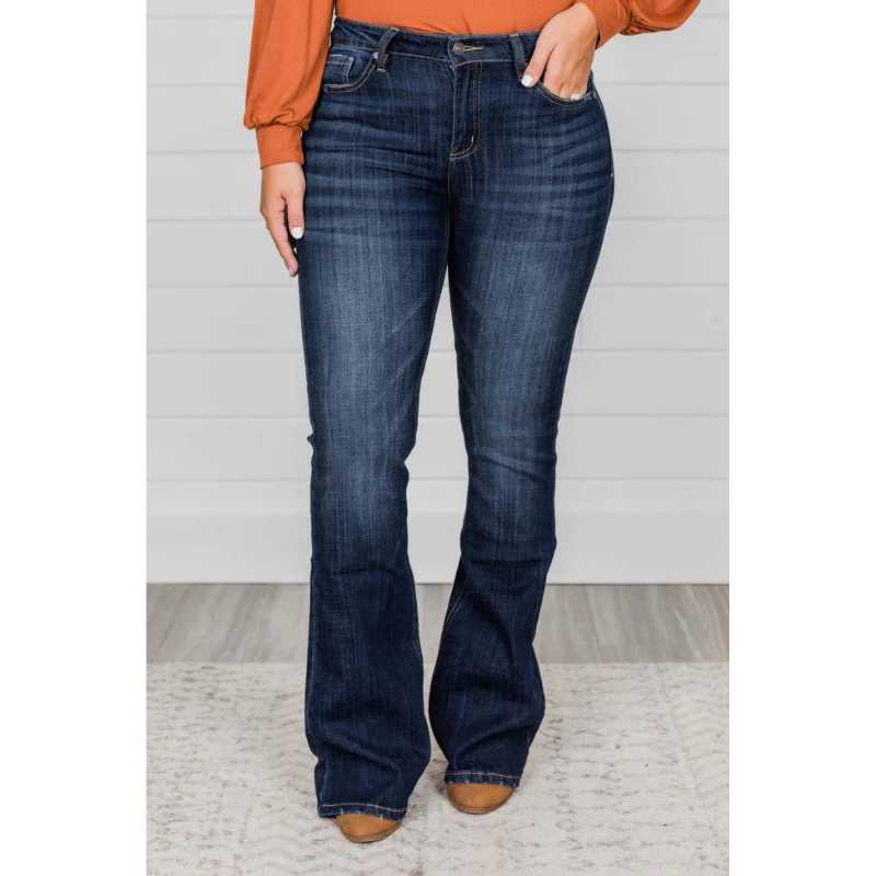 Women's Slim Fit Flared Jeans