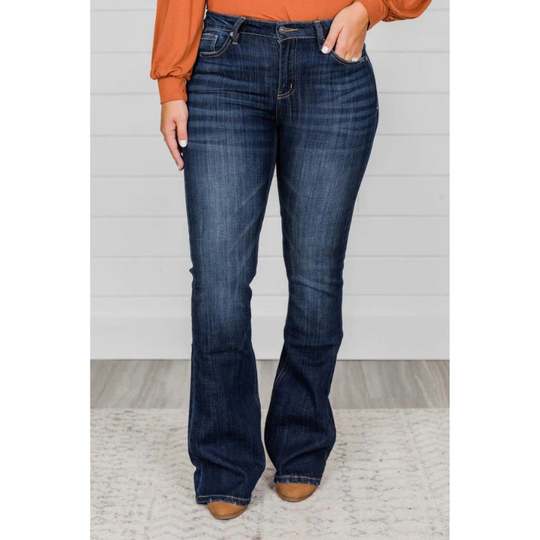 Women's Slim Fit Flared Jeans