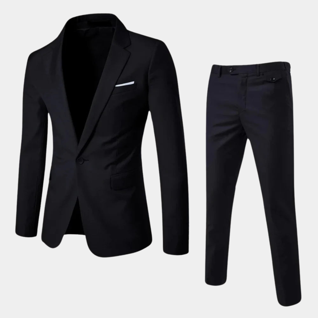 Men's Modern 3-Piece Slim Fit Wedding Guest Suit
