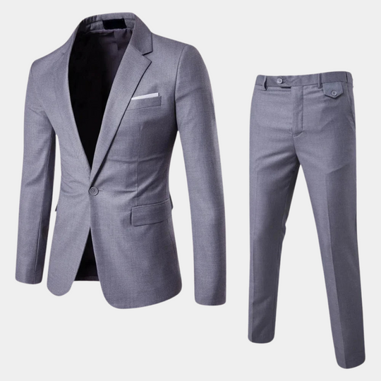 Men's Modern 3-Piece Slim Fit Wedding Guest Suit