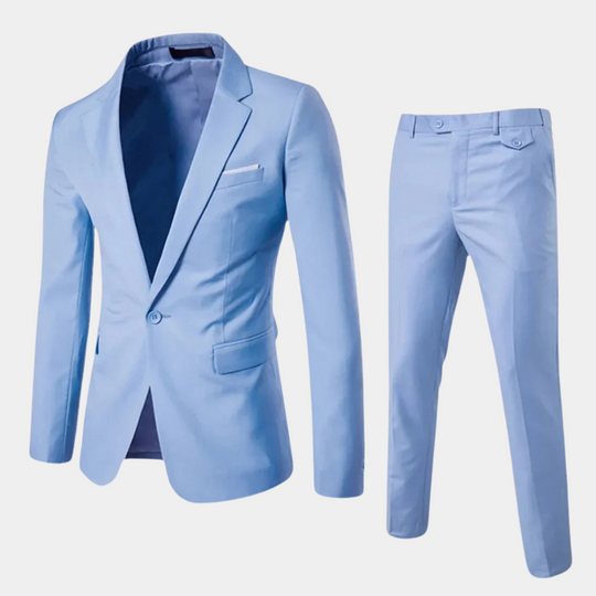 Men's Modern 3-Piece Slim Fit Wedding Guest Suit
