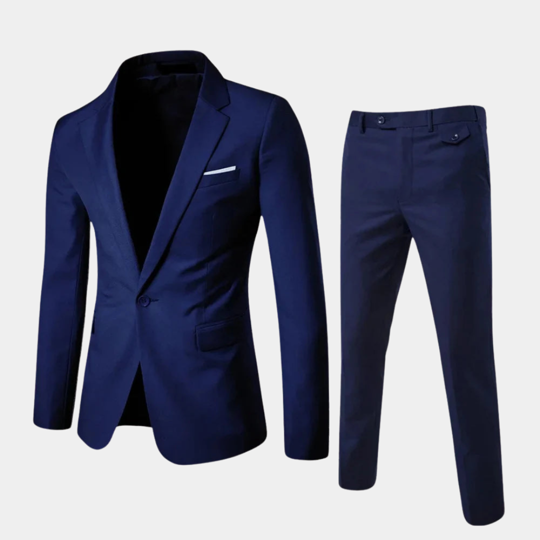 Men's Modern 3-Piece Slim Fit Wedding Guest Suit