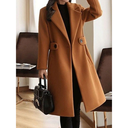 Women’s Slim Fit Winter Coat With Belt