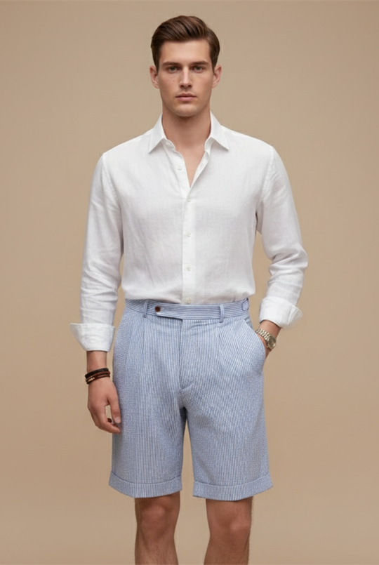 Martin | High-Waist Chino Shorts