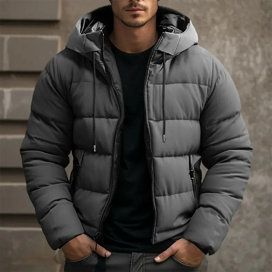 Men's Puffer Hooded Jacket