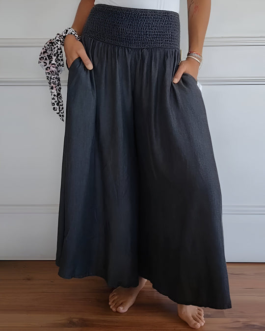 Hannah | Relaxed Fit Elastic Waist Trousers