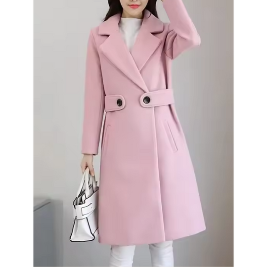 Women’s Slim Fit Winter Coat With Belt
