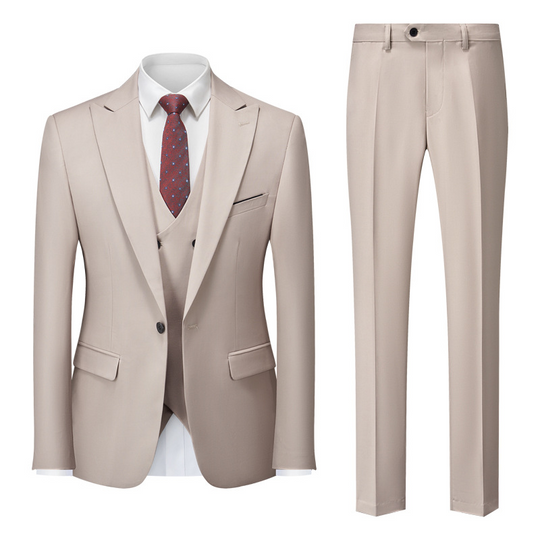 Men's 3-Piece Formal Wedding Guest Suit