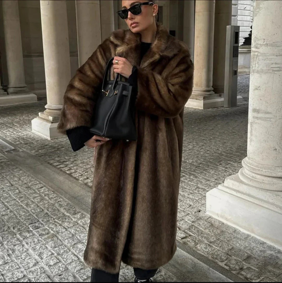 Women's Large Fur Coat