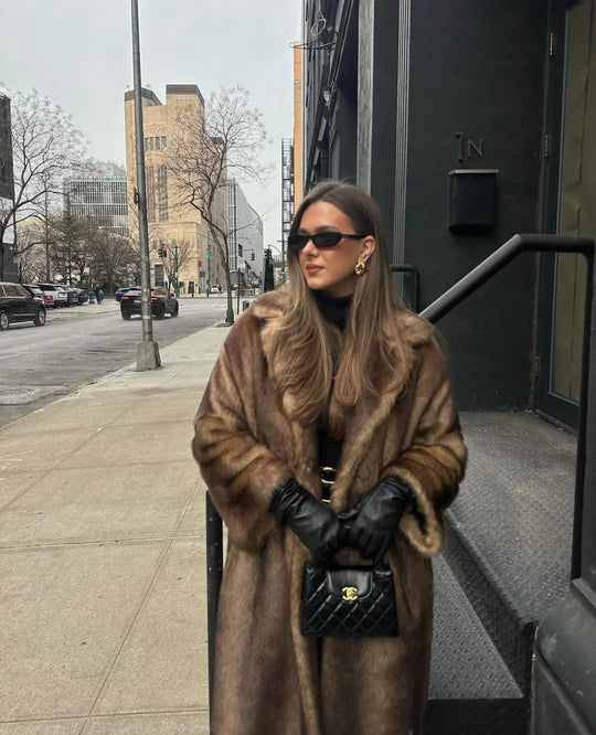 Women's Large Fur Coat