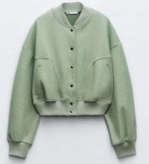 Women's Button Bomber Jacket
