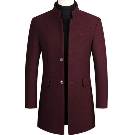 Men's Formal Warm Buttons Coat