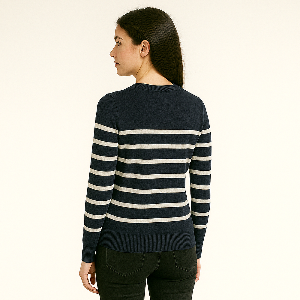 Women's Striped Knitted Jumper