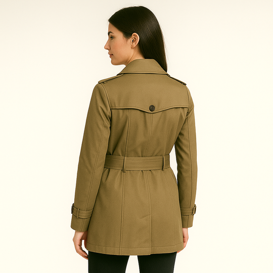 Women's Double-Breasted Trench Coat
