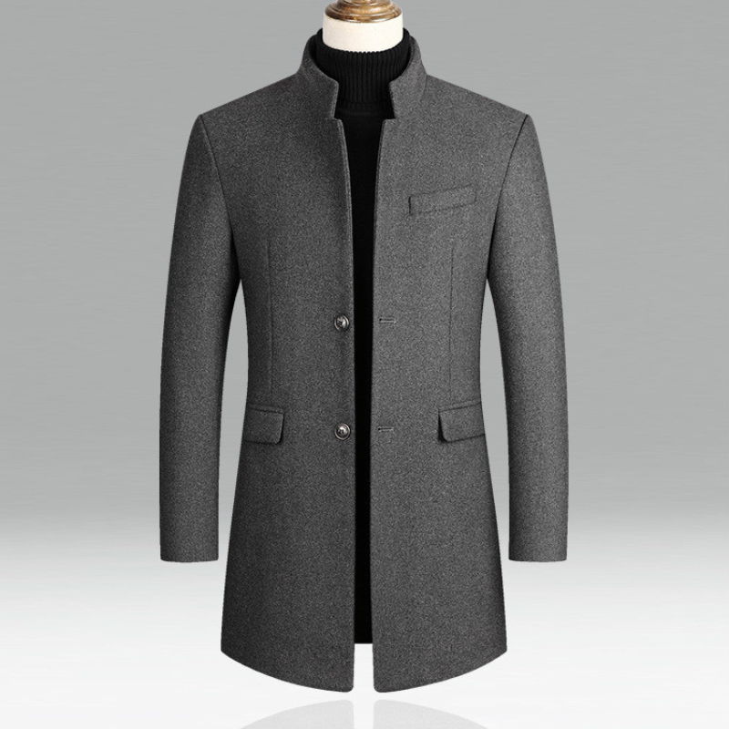Men's Formal Warm Buttons Coat