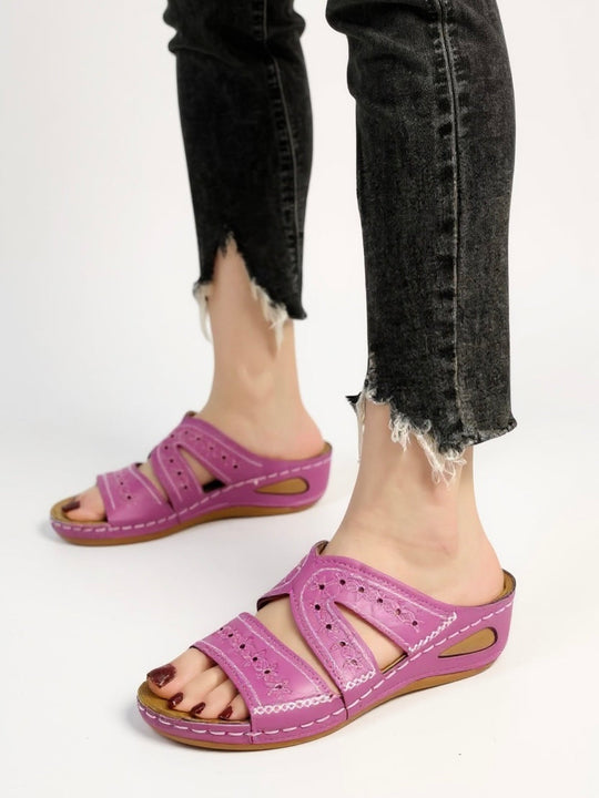 Bernadette | Cushioned Slip-On Sandals