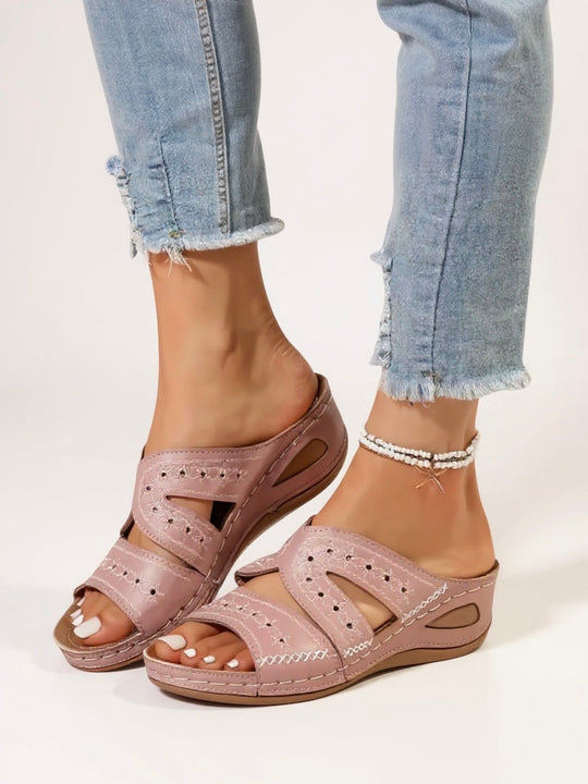 Bernadette | Cushioned Slip-On Sandals