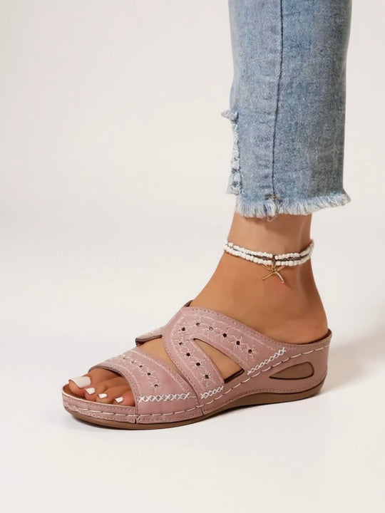 Bernadette | Cushioned Slip-On Sandals