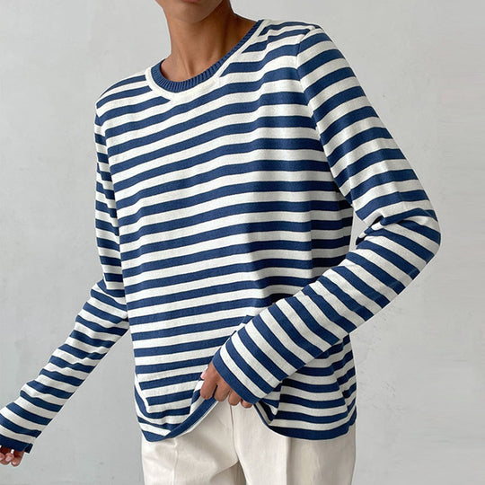 Women's Striped Long Sleeve Top