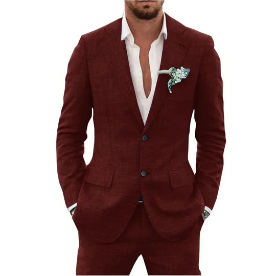 Men's 2-Piece Modern Wedding Guest Suit