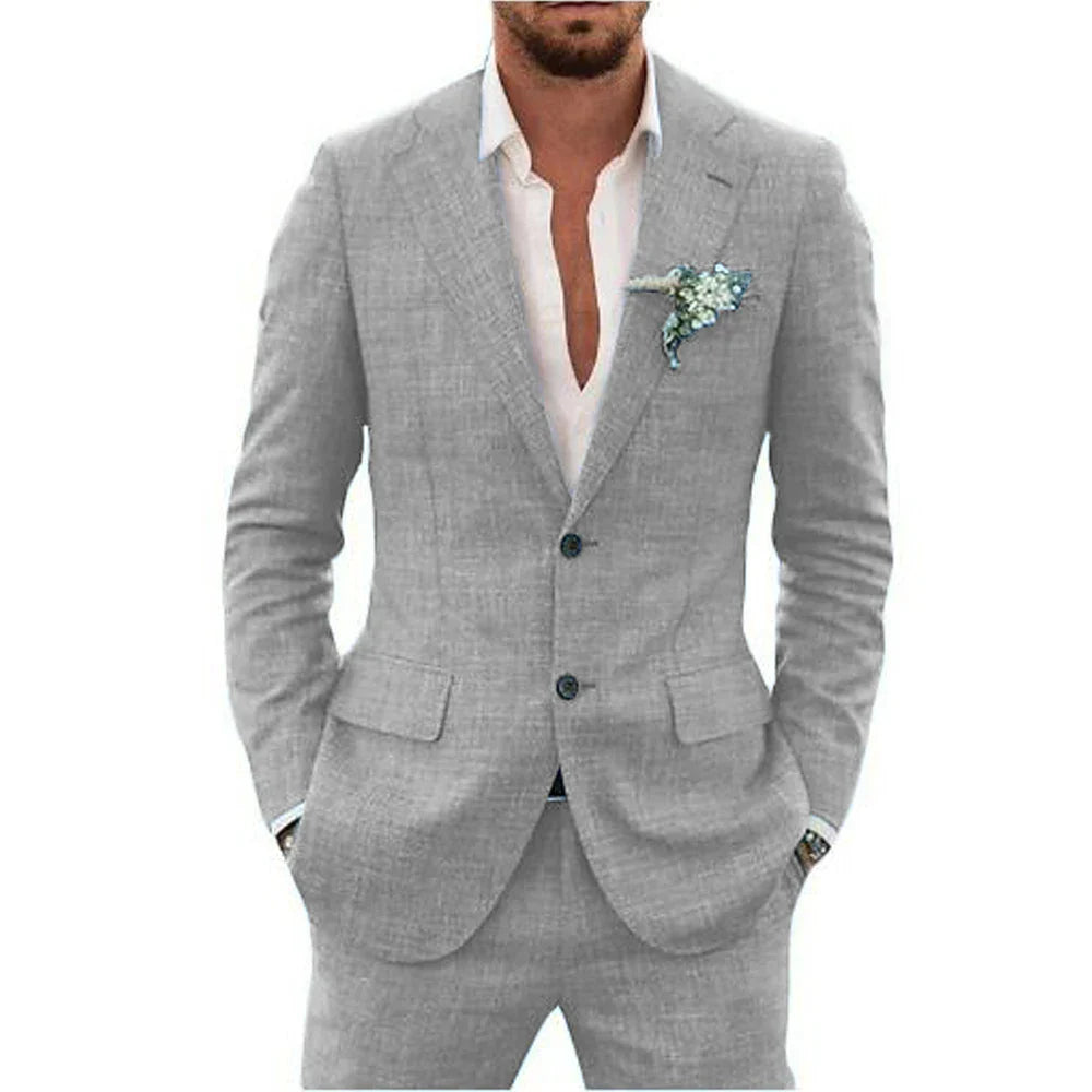 Men's 2-Piece Modern Wedding Guest Suit