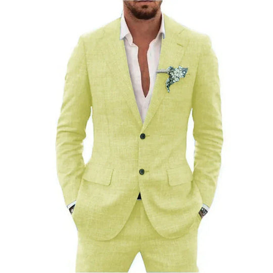 Men's 2-Piece Modern Wedding Guest Suit
