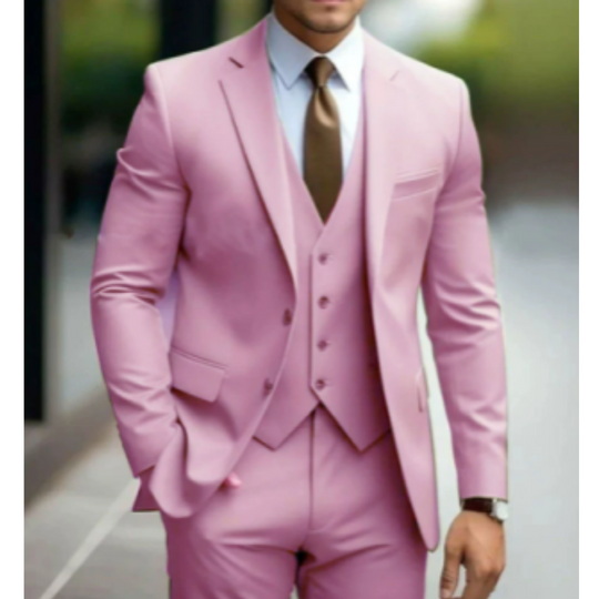 Men's 3-Piece Classic Wedding Guest Suit