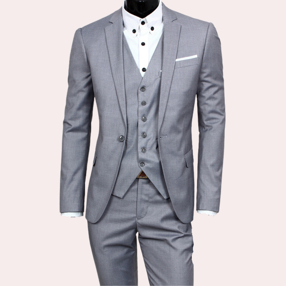 Men's 3-Piece Double Button Wedding Guest Suit