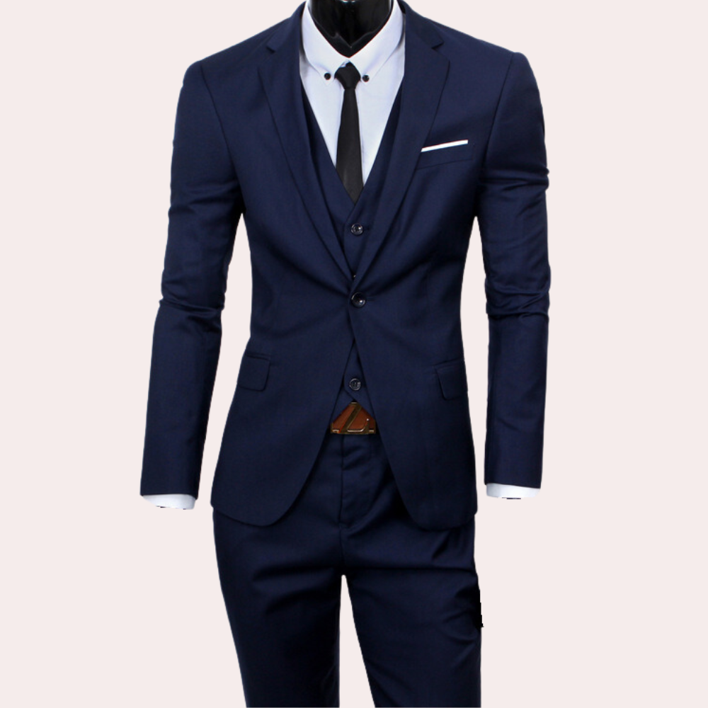 Men's 3-Piece Double Button Wedding Guest Suit