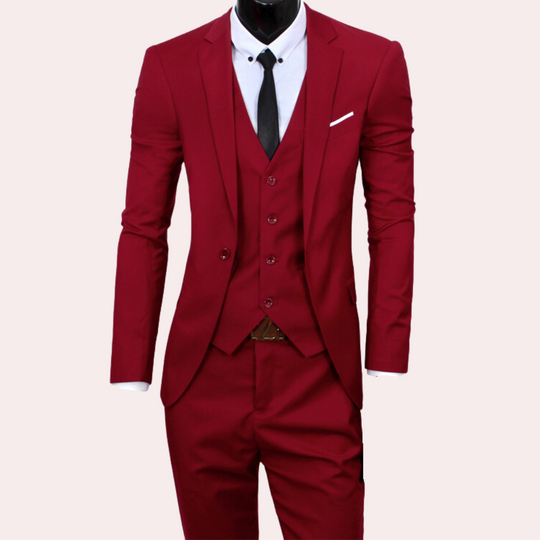 Men's 3-Piece Double Button Wedding Guest Suit
