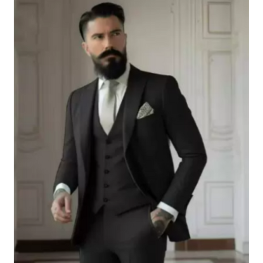 Men's 3-Piece Formal Wedding Guest Suit