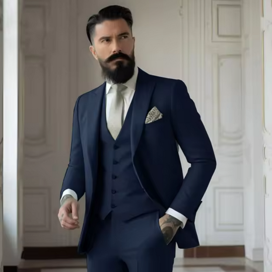 Men's 3-Piece Formal Wedding Guest Suit
