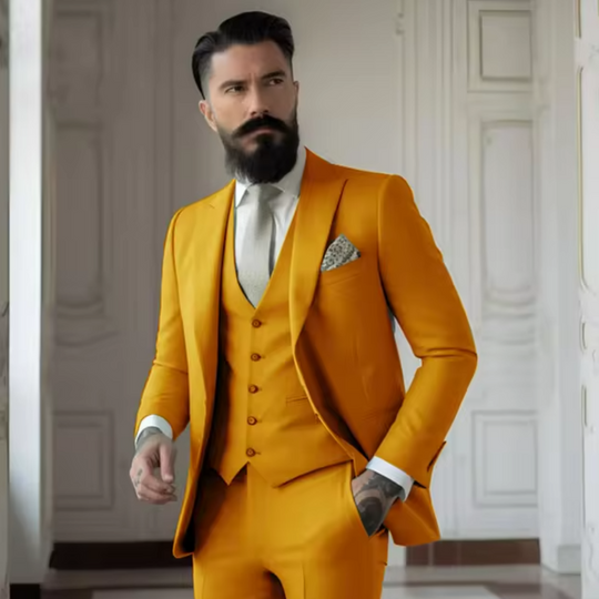 Men's 3-Piece Formal Wedding Guest Suit