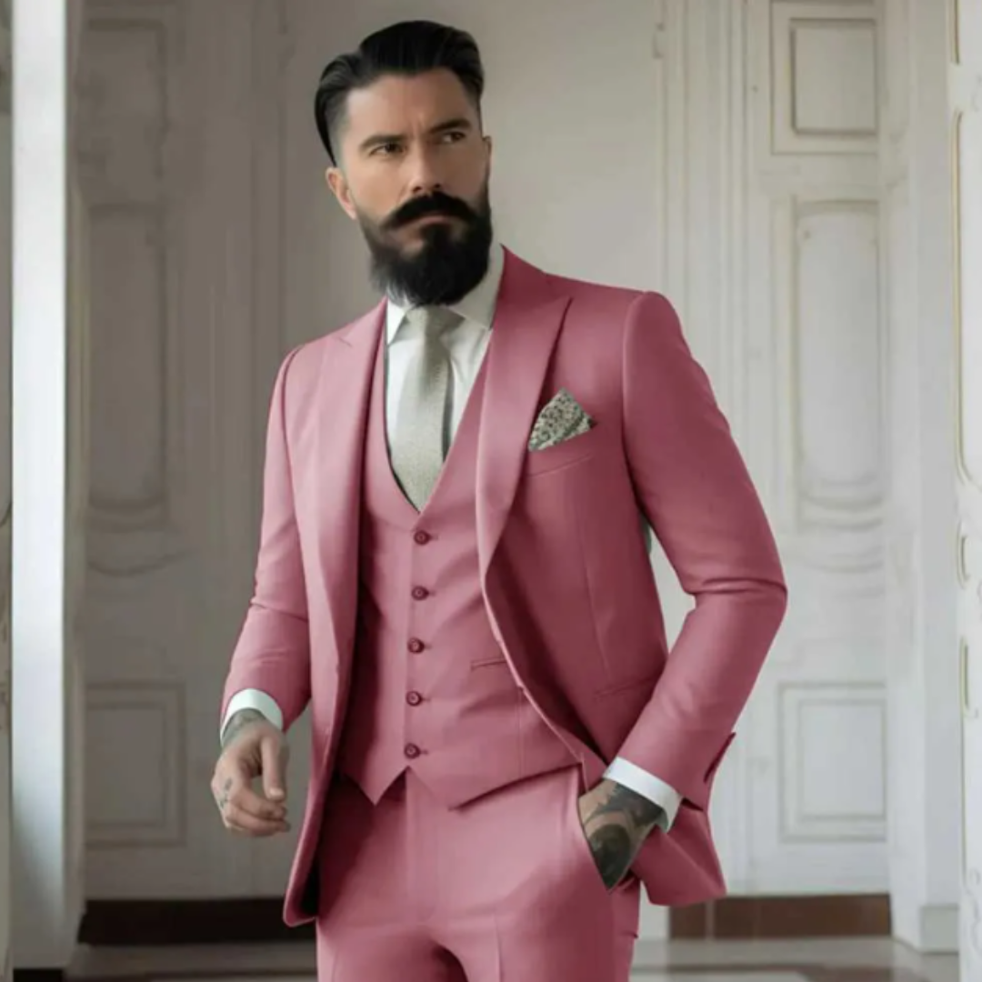 Men's 3-Piece Formal Wedding Guest Suit
