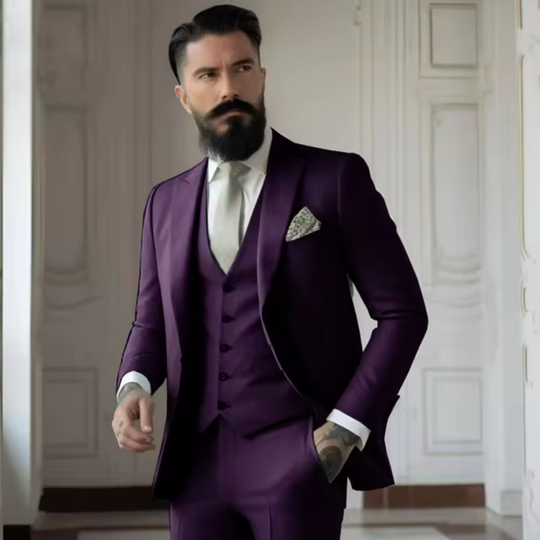 Men's 3-Piece Formal Wedding Guest Suit