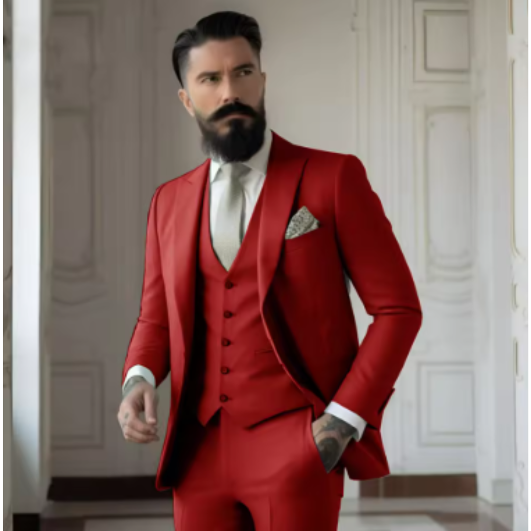 Men's 3-Piece Formal Wedding Guest Suit