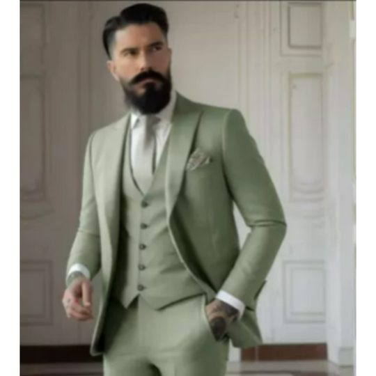 Men's 3-Piece Formal Wedding Guest Suit
