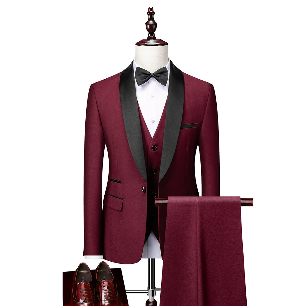 Men’s 3-Piece Slim Fit Formal Suit