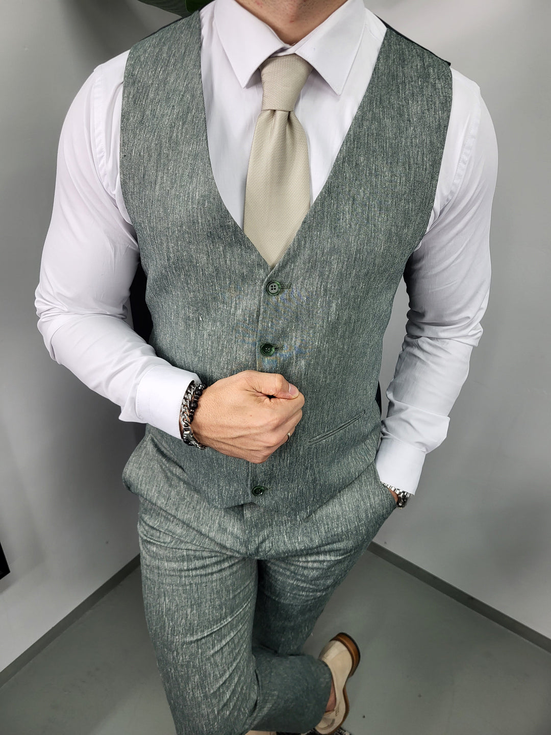 Men's 3-Piece Wedding Guest Suit