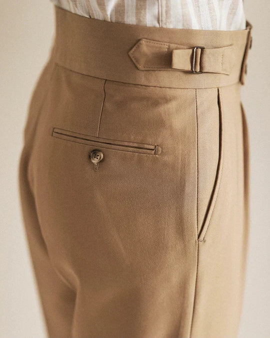 Carl | Cuffed Hem Trousers