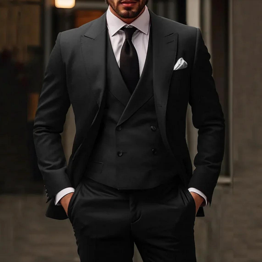 Men's Modern 3-Piece Wedding Guest Suit