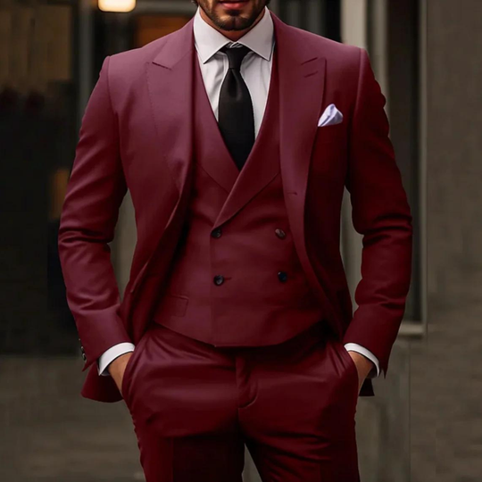 Men's Modern 3-Piece Wedding Guest Suit