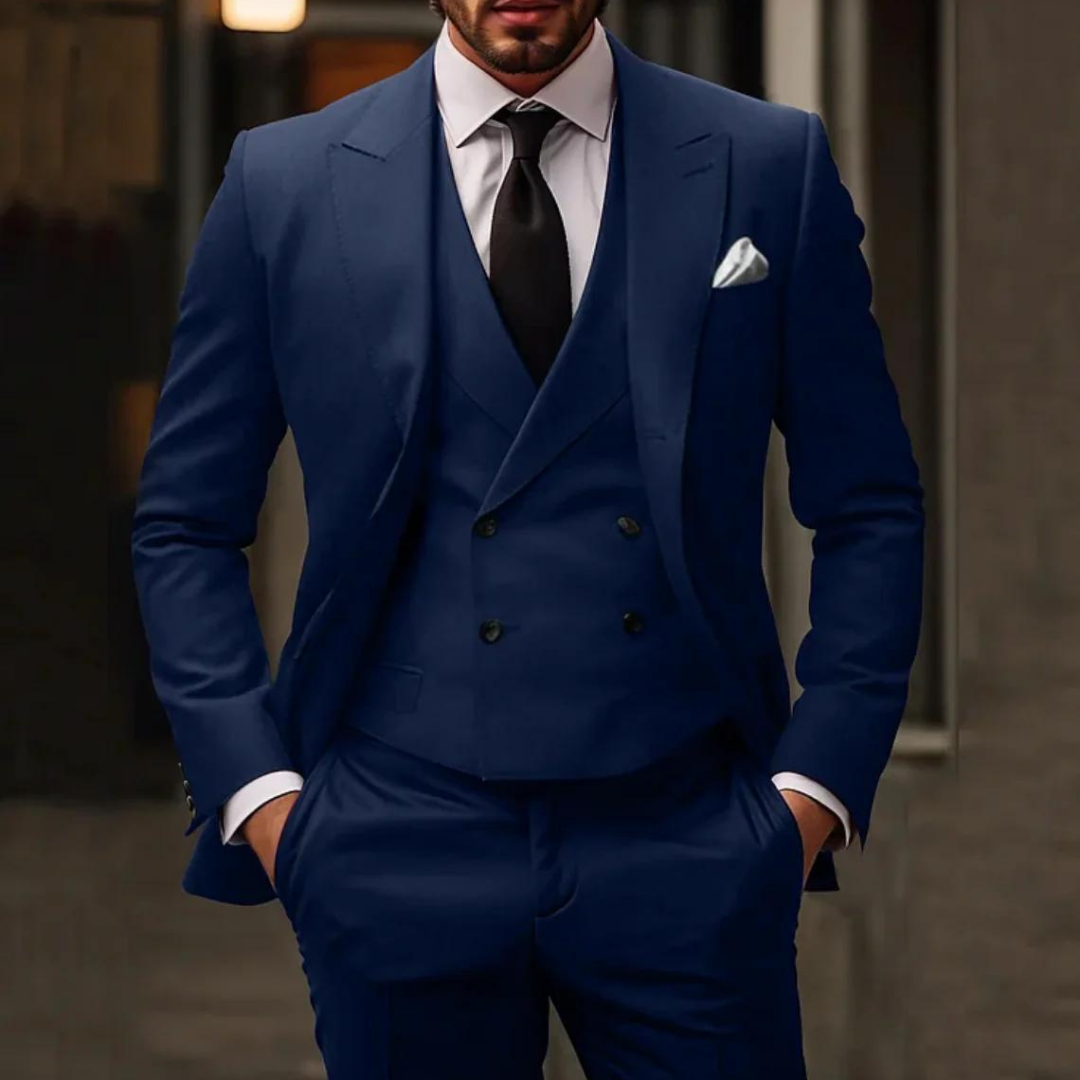 Men's Modern 3-Piece Wedding Guest Suit