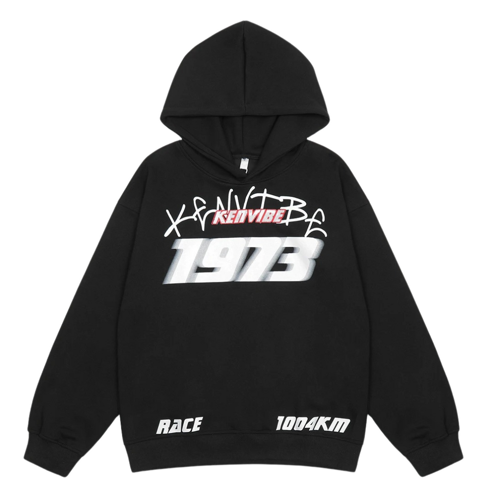 Men's Oversized Printed Hoodie